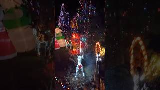 Christmas lights walk through part 3 christmas christmassong merrychristmas christmasmusic xmas [upl. by Avra706]