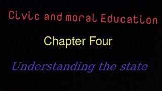 Civic Chapter Four Understanding state  Ethiopian freshman course [upl. by Imena]