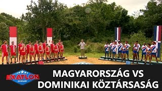 Exatlon Hungary és az Exatlon Dominikai Köztársaság csatája [upl. by Aletha]