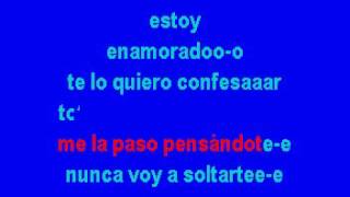 Wisin Y Yandel Estoy Enamorado Karaoke [upl. by Nonohcle724]