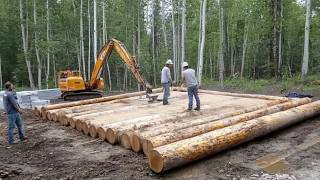 Family of 7 Builds Amazing LOG HOUSE in Alaska in 2 Years  Start to Finish by MontanaHaven [upl. by Pierrepont]