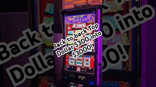 Double Top Dollar How to turn 300 into 3000 slots jackpot slot gambling casinos casino [upl. by Leunad]