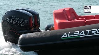 ENG ALBATRO 32  High Performance Inflatable Boat Review  The Boat ShowAlbatro 32 4K BUG ENG [upl. by Anselma]