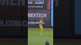 Get my trick plays down in Bananaland baseball dance sports mlb tricks trickshots [upl. by Morentz]