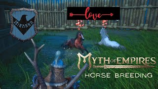 Myth of Empires  Horse Breeding [upl. by Gussie]