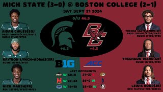 Michigan State vs Boston College Football Week 4 2024 [upl. by Ykvir]