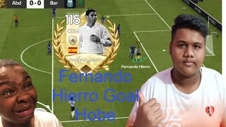 Fernando Hierro Goal Hobe  EASFCMOBILE  FC BLUE 30  EASFCMOBILE [upl. by Llehcsreh]