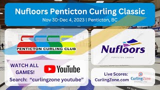 Brendan Bottcher vs Marco Hoesli  Draw 9  Nufloors Penticton Curling Classic [upl. by Connell]