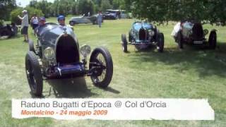 Raduno Bugatti dEpoca  Col dOrcia [upl. by Jarrow]