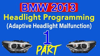 BMW Headlight ProgrammingAdaptive Headlight Malfunction part 1 [upl. by Sacha109]