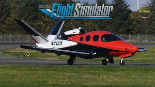 🔴Cirrus Vision SF50  Reno Nevada to Long Beach California  Microsoft Flight Simulator  LIVE ATC [upl. by Ikey]