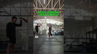 Basic lunging headstrikes Arnis kali Fma Sports padded tutorials fma kali arnis eskrima basic [upl. by Durand]