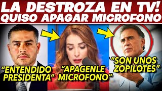 LA NOQUEAN EN TV HUMILLAN A AZUCENA ¡QUERIA APAGAR EL MICROFONO YUNES SE QUEDA EN EL PAN [upl. by Worlock]