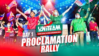 BBM VLOG 198 DAY 1  Uniteam Proclamation Rally  Bongbong Marcos [upl. by Tempa]