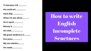 How to Write Sentence Completion Test in ISSB [upl. by Ynahpets]