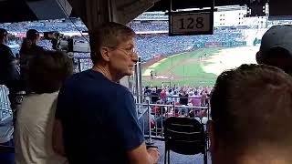 nationals vs Phillies View from behind nats dugout September 2024 [upl. by Carri478]