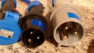 Plugs  32A plugs 240v amp 110v BS EN 603092 [upl. by Ume412]