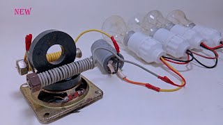 How to Make Homemade Generator 220v Self Running [upl. by Llewon]