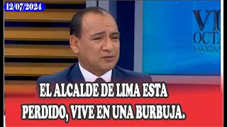 ALCALDE DE LIMA NO ESTA PREPARADO [upl. by Reivad907]