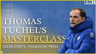 Thomas Tuchel Tactical MASTERCLASS  CHELSEA FC  CLEAN SHEETS FM21  FM 21 Tactics [upl. by Lahpos]