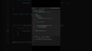 Mastering Decorator Factories in TypeScript Build a Custom Decorator [upl. by Lauhsoj]