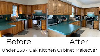 Kitchen Cabinets Remodel Ideas  Briwax Tudor Brown  EASY amp CHEAP [upl. by Marko]