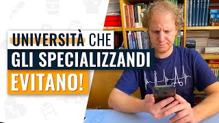 Le università che gli specializzandi evitano [upl. by Ellenaej809]