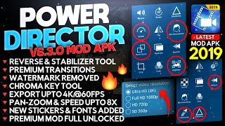 PowerDirector Pro Mod Apk 2019  PowerDirector Pro Apk NO Watermark  Download PowerDirector Apk [upl. by Halfon780]