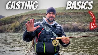 How to Cast a Fly Rod Fly Casting Basics Explained [upl. by Buerger]