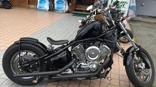 原型確認不能 究極最速のアメリカン 1997 ヤマハ・ドラッグスター1100 YAMAHA・DragStar1100 DS1100 男ブラックライダー [upl. by Dole]