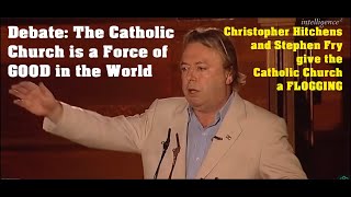 Christopher Hitchens and Stephen Fry Debate  Hitchslap zombicatproductions [upl. by Koerlin]