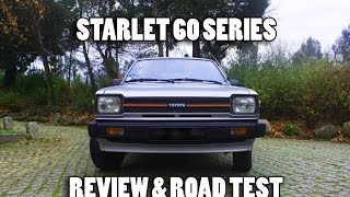 Toyota KP61 Starlet 13 s Review amp Road Test [upl. by Artenahs566]