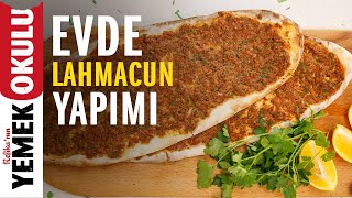 Evde Lahmacun Nasıl Yapılır  Çıtır Çıtır Kolay Lahmacun Tarifi [upl. by Yorle]