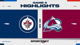 NHL Game 4 Highlights  Jets vs Avalanche  April 28 2024 [upl. by Rufe996]