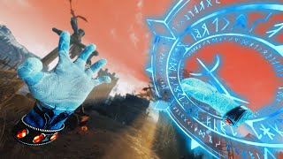 I BECAME A WIZARD AND CASTED ELEMENTAL SPELLS in The Wizards VR [upl. by Berkin]