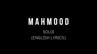 Mahmood  Soldi ENGLISH Lyrics  EUROVISION 2019 [upl. by Noak39]