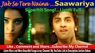 Jab Se Tere Naina Mere Naino Se Cover Song  Saawariya  Popular Hindi Songs  RK Rising [upl. by Ehtnax]