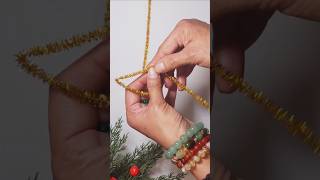 DIY Easy Christmas Tree Decoration Idea With Pipe Cleaner [upl. by Une129]