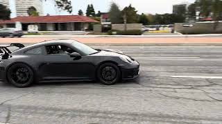 Porsche 911 GT3 992 9K RPM rip with SOUL NonValved Exhaust stock headers and cats [upl. by Lorien981]