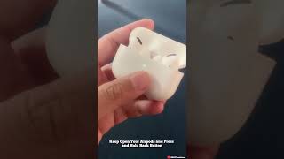 How to Reset Airpods Pro 🔥🔥shorts viral airpodspro [upl. by Arahas46]