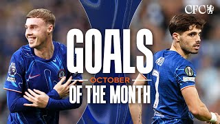 October Goals of the Month 💫  PALMER HAMANO NETO KANERYD and more  Chelsea FC 202425 [upl. by Amimej708]