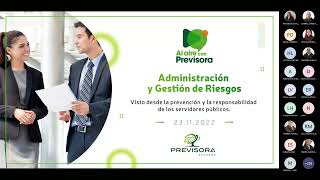 Al Aire con Previsora  Webinar Administración y Gestión de Riesgos [upl. by Akinwahs]