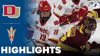 Denver vs Arizona State  NCAA College Hockey  Highlights  November 22 2024 [upl. by Jason627]