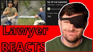 Lawyer Reacts to quotMy 50 Cal Explodedquot [upl. by Petracca]