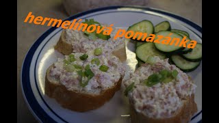 hermelínová pomazánka recept postup [upl. by Nitsirk]