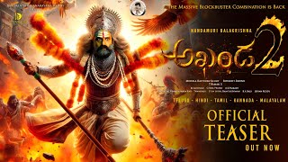 AKHANDA 2 Balakrishna Intro First Look TeaserAkanda 2 Official TeaserBalakrishnaBoyapatiThamanS [upl. by Attenaj]