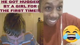 He Got Hugged by a Girl For The First Time In His Life  Reaction [upl. by Enotna]