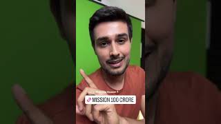 Mission 100 Crore Votes  Join Our WhatsApp Channel Link in Comment Section  Dhruv Rathee [upl. by Clite]