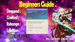 Varunada Lazurite Fragment Beginners Guide Genshin Impact [upl. by Asyar80]