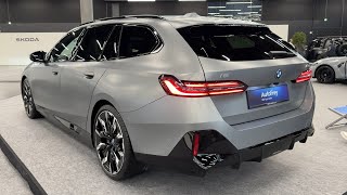 New BMW 5 SERIES Touring 2024  visual REVIEW beautiful ESTATE i5 M60 [upl. by Thill350]